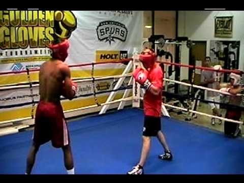 Marine Corps. Sparring in San Antonio