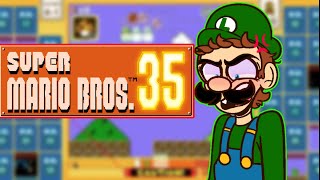 Luigi plays Super Mario Bros 35 Raging Luigi