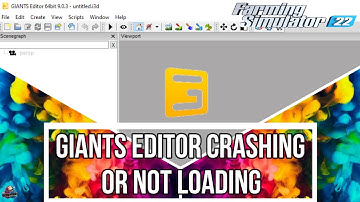 Giants Editor not loading or Crashing FIX, Farming Simulator 22. Tutorial