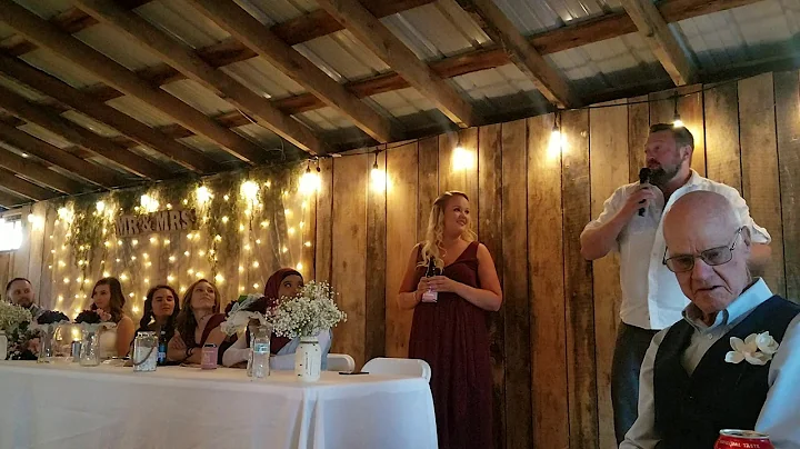 A toast to Mr. & Mrs. Shumate