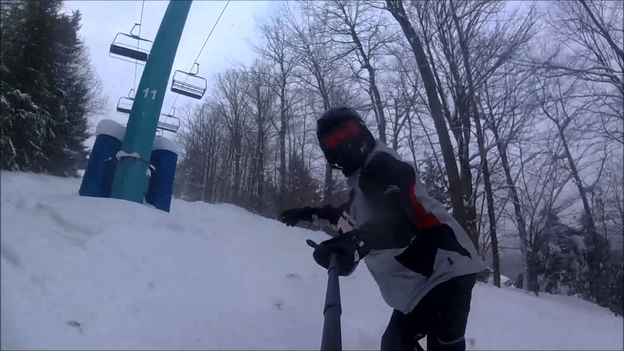 Snowboarding at Holiday Valley YouTube