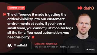 Manifold Security: Production-Ready Observability for AI Agents in a Week | Dash0