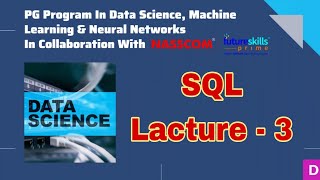 SQL for Data Science Lacture-3 #datatrained #datascience #advancedsql #sqlforbeginners #sqlserver