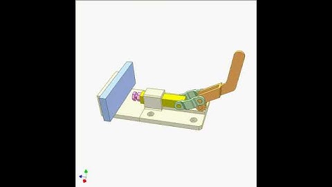 Toggle clamp 1b480p | Design engineering | Mechanisms | design concepts