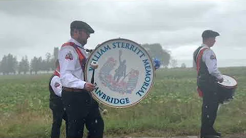 William Sterritt Memorial flute band at the ulster...