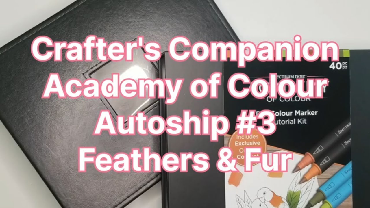 Unboxing!!! Crafter's Companion Academy of Colour Autoship 3, Feathers
