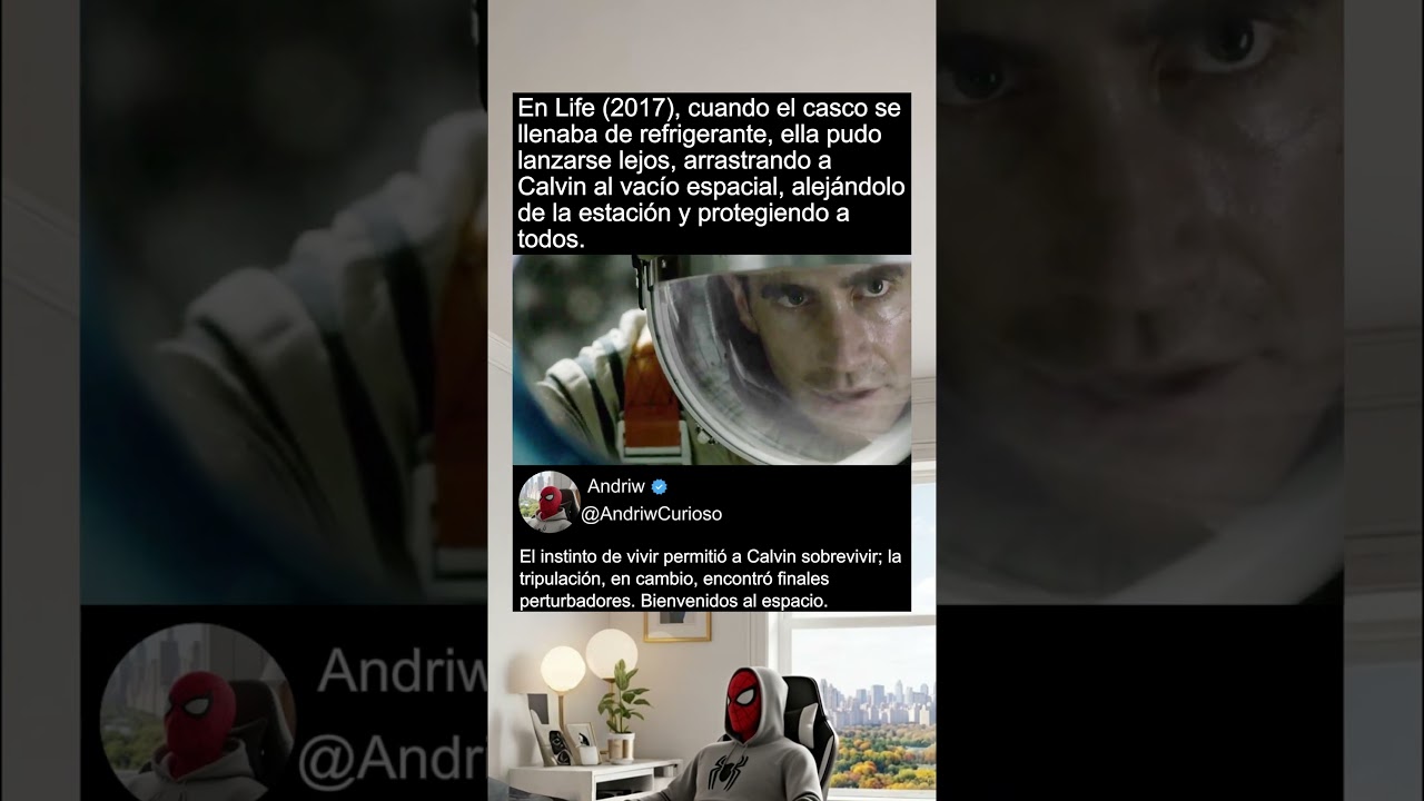 En Life (2017), con el casco inundado, debió lanzarse lejos para salvar a todos 