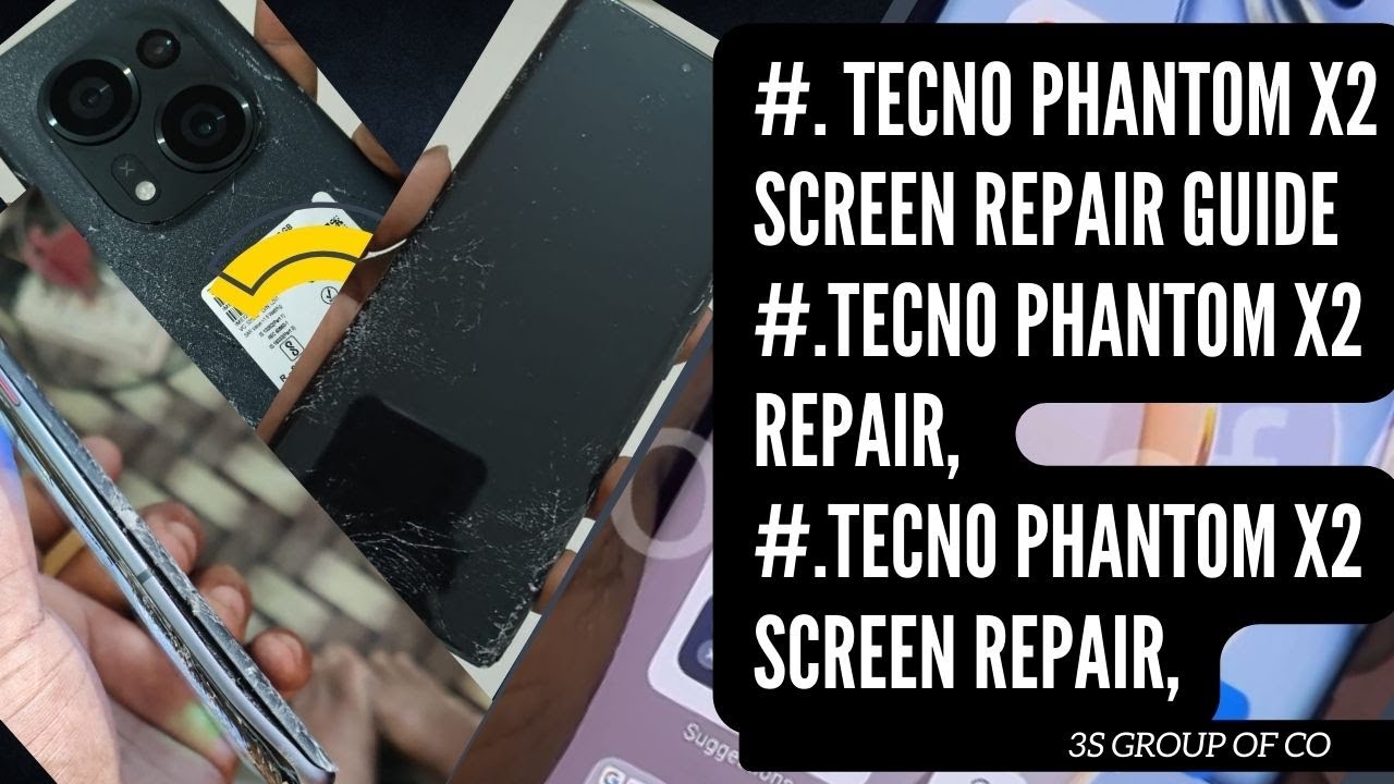 Tecno Phantom X2 Screen Repair Guide | Fixing a Broken Display | Tecno