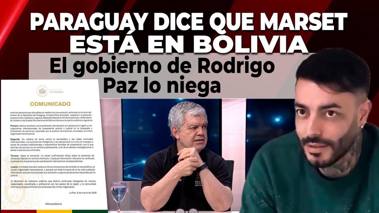 Paraguay dice que Marset está en Bolivia | No Mentirás | 06-03-2026