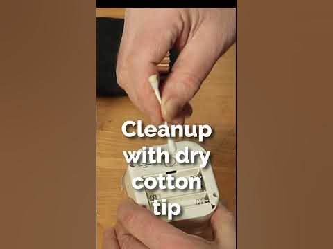Clean Corrosion off Battery Terminals - save your electronic devices