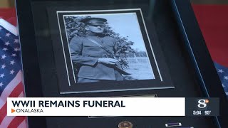 Funeral held for local WWII hero