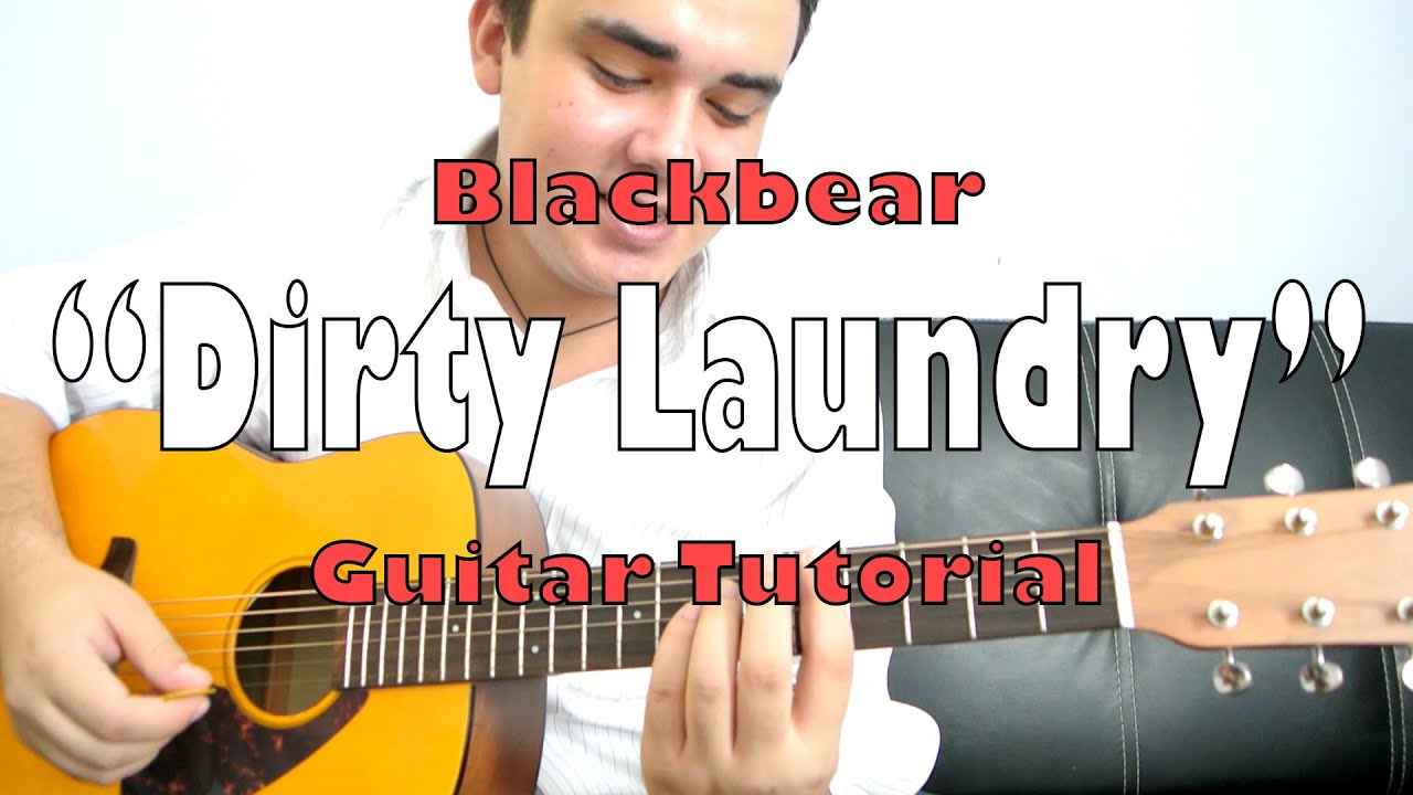 Blackbear "Dirty Laundry" How to Play Guitar (Easy!! Guitar Tutorial