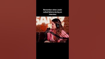 Remember when Justin called Selena during an interview