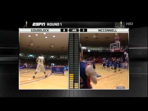 NCAA 3 point Contest 2011. 1st Round.