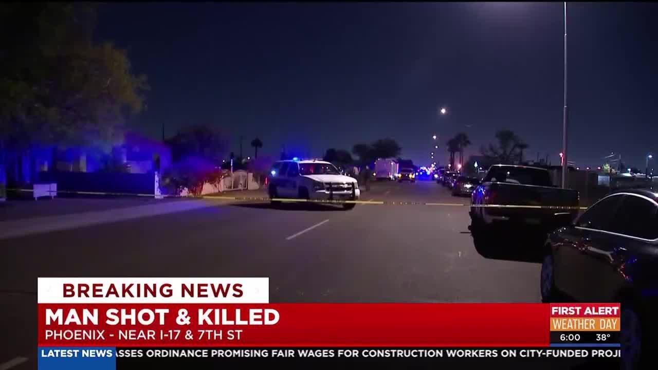 Man shot and killed in central Phoenix - YouTube