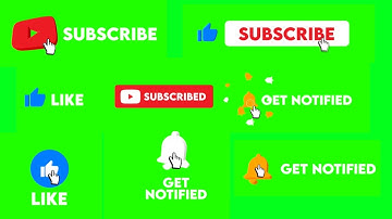 FREE GREEN SCREEN SUBSCRIBE, LIKE & BELL ICON INTRO WITH SOUND | NO COPYRIGHT | DOWNLOAD LINK |
