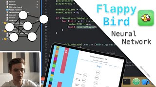 Teaching AI to Play Flappy Bird on iPad! | Neural Network & Genetic Algorithm Implementation