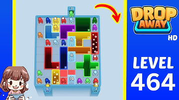 Drop Away Level 464 Solution Walkthrough