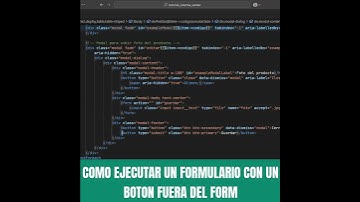 Envía formularios con botones externos usando HTML | Truco Web