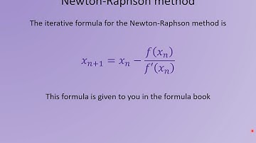 VO A2 Week 13 3   Newton Raphson method