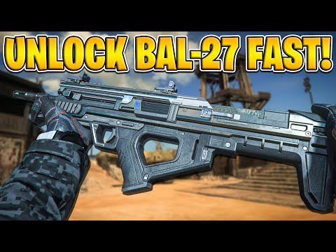 How To UNLOCK NEW BAL-27 FAST in MW3!