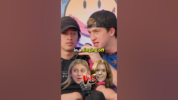Harper Vs Hadley Sing Off!