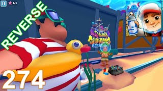 Subway Surfers - Reverse Gameplay FHD Part 274 - Underwater Izzy (Android)