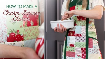 How to Make a Charm Squares Apron | a Shabby Fabrics Tutorial
