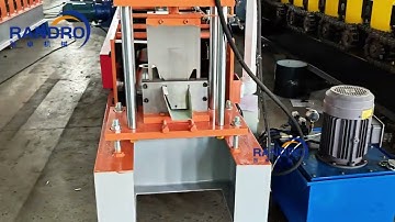 rain gutter downspout pipe making machine#rainguttermachine #downspoutelbowmachine