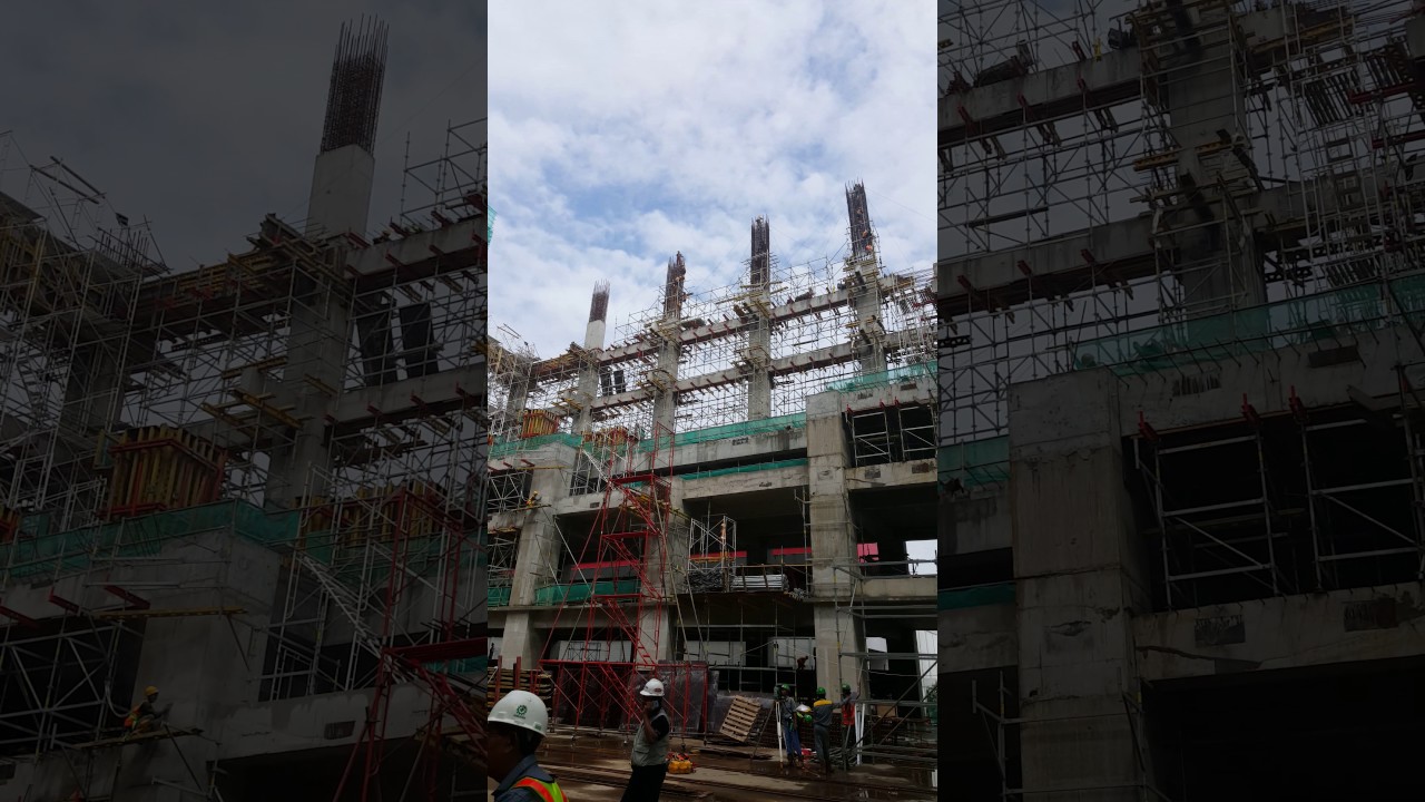 Slip form construction, Elevator shaft formwork, National Geographic, Construction Engineering