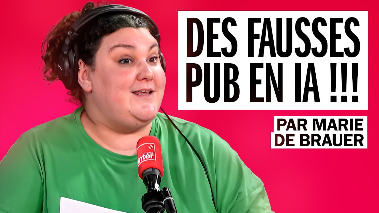 Des fausses pubs en IA !!! La chronique de Marie de Brauer