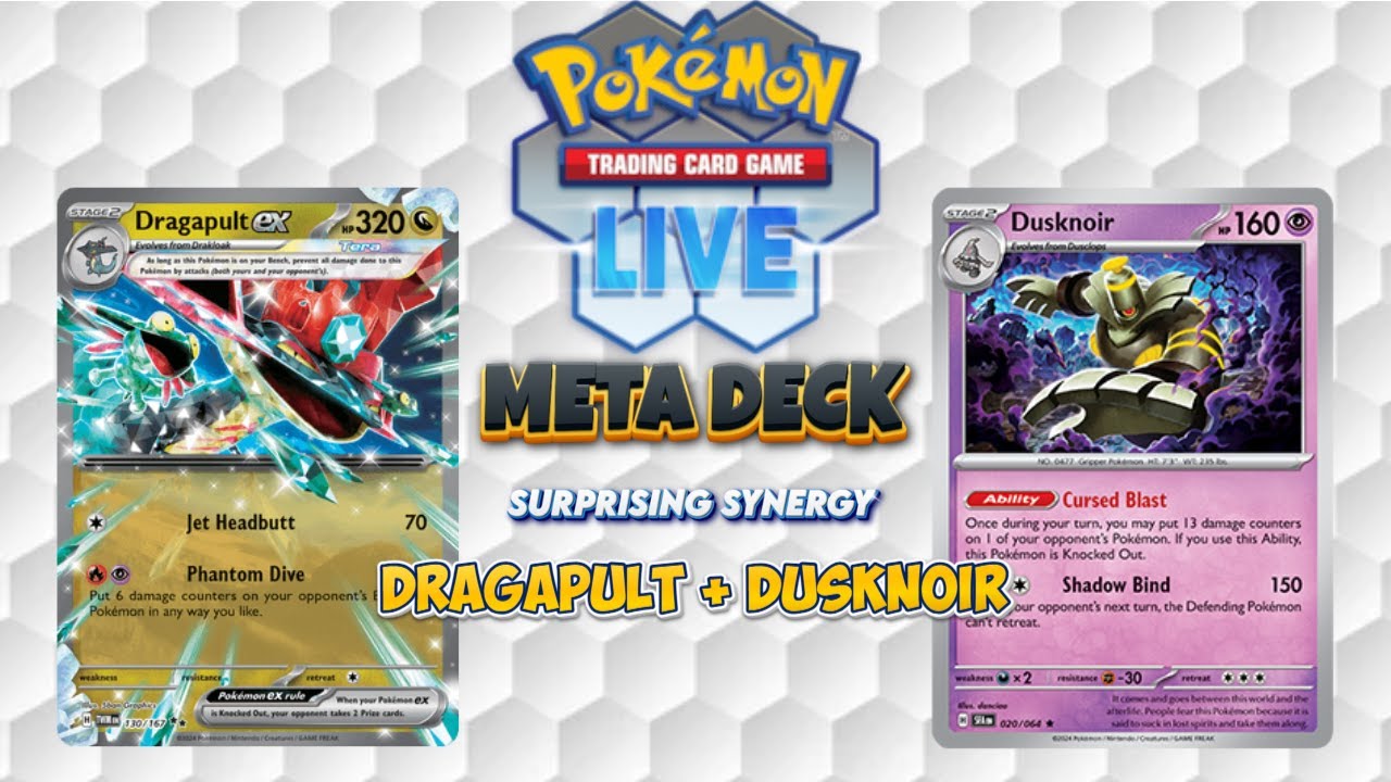 TRY OUT META DECK: Dragapult + Dusknoir | Pokémon TCG Live