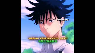 megumis 250000 Shirt Jujutsu Kaisen gojo megumi jjk anime