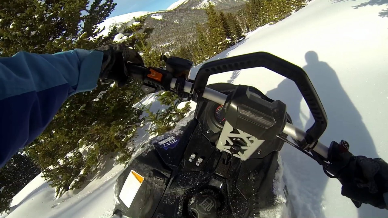 Snowmobiling near Hancock Lake, Colorado YouTube