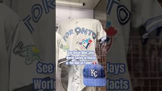 Blue Jays #WorldSeries artifacts at the Hall of Fame 🇨🇦