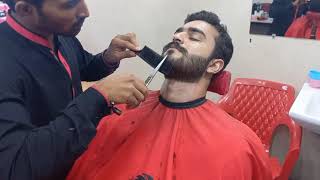 Asmr Relaxing Beard Trimming with Scissor ASMR by pakistanibarber.