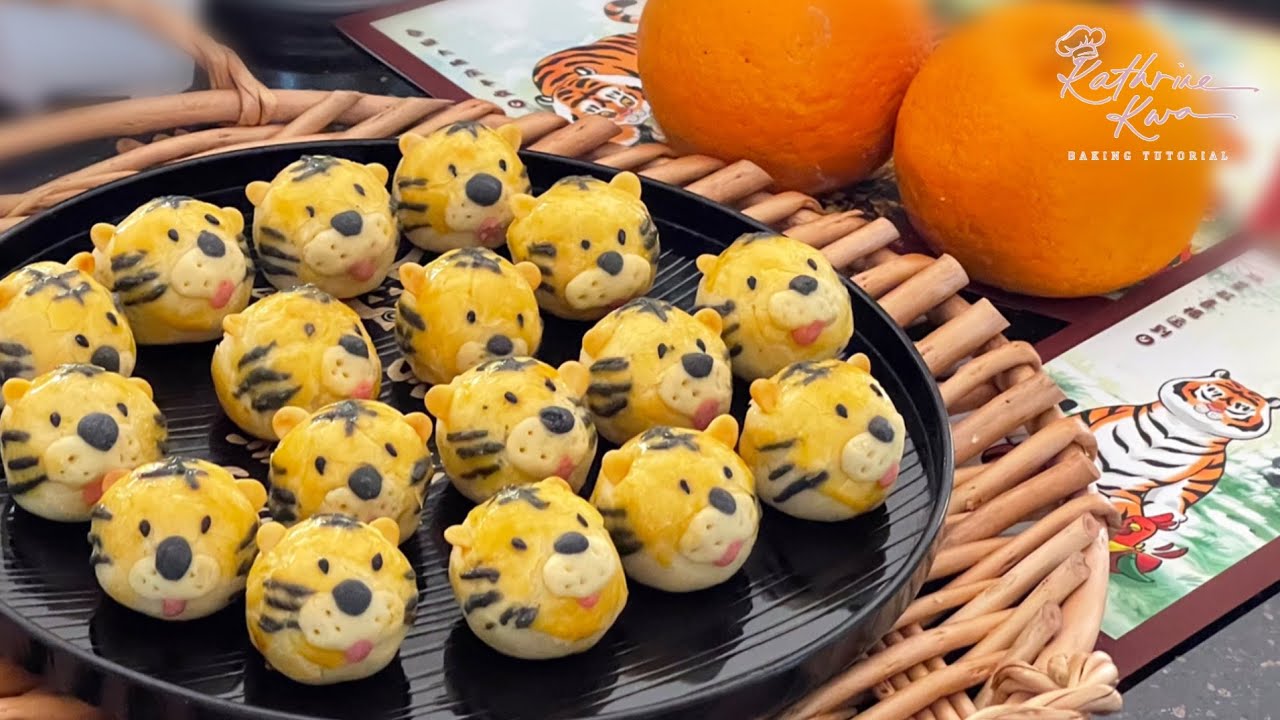 Lucky Tiger Pineapple Tarts 福虎凤梨酥 | 黄梨饼