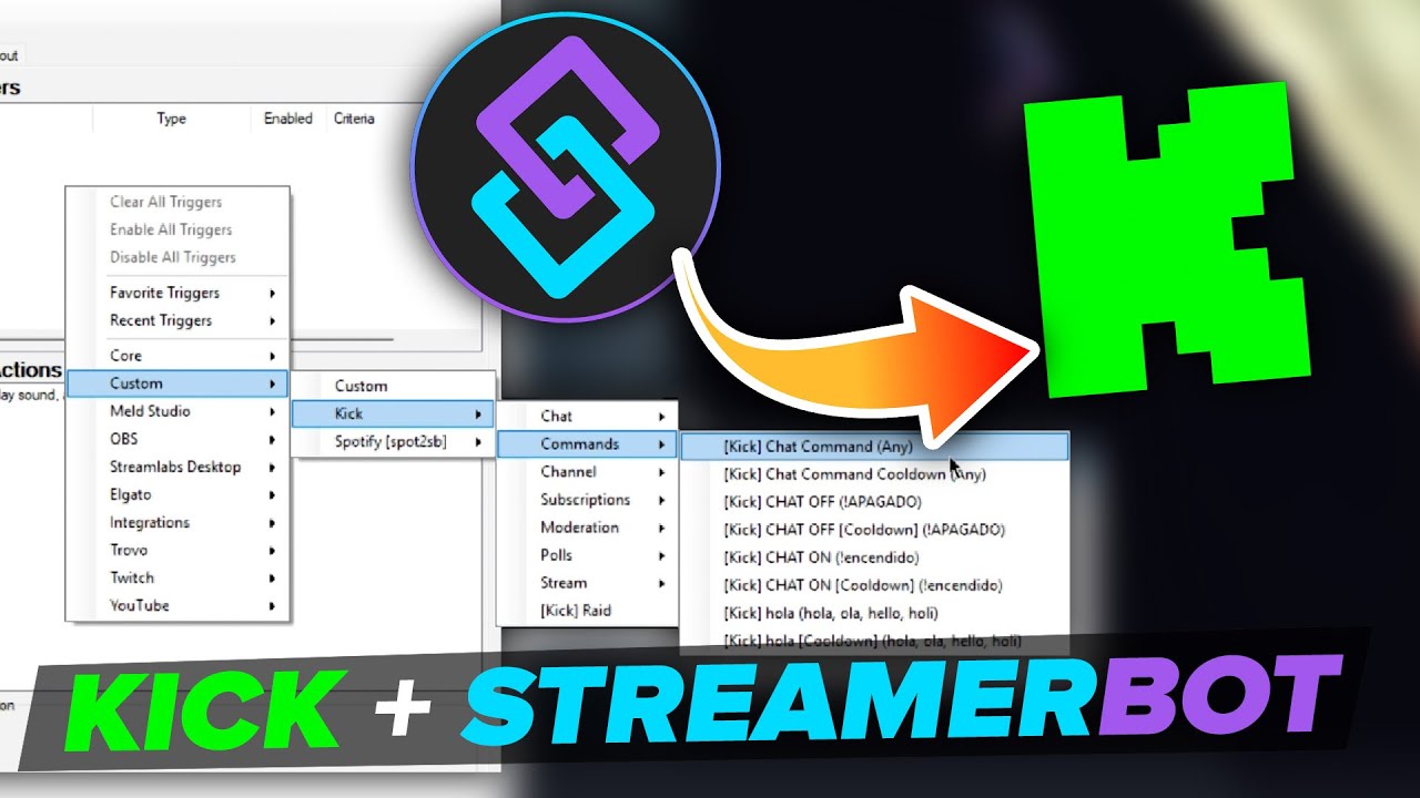 COMO USAR STREAMERBOT CON KICK | EXTENSION KICKBOT PARA COMANDOS ...