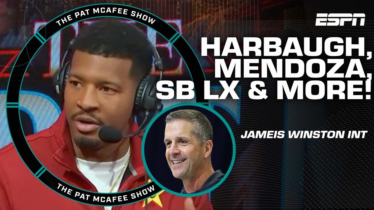 Jameis Winston’s ‘grateful’ John Harbaugh is the Giants' head coach | The Pat McAfee