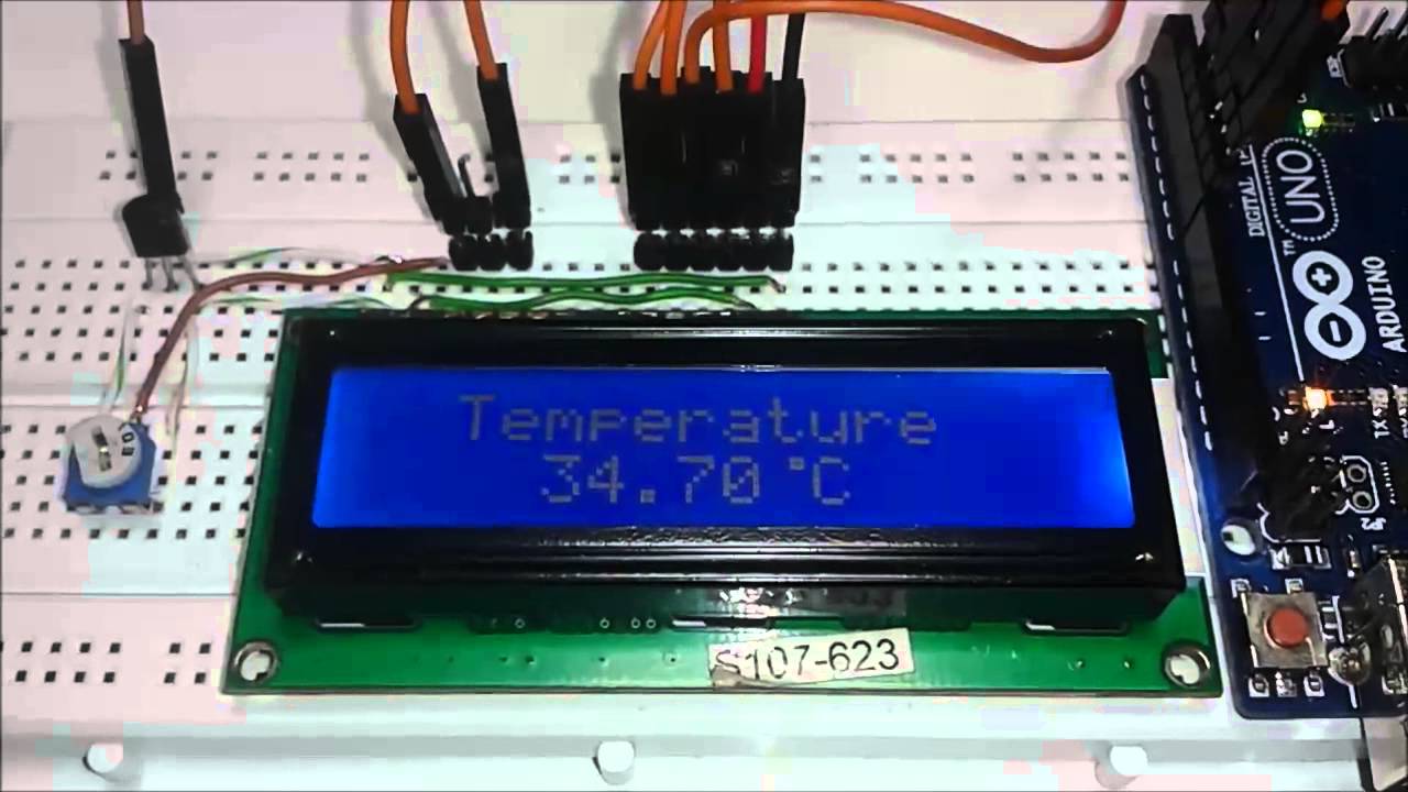 Arduino Based Digital Thermometer - YouTube