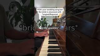 Would you use this Tangled wedding song? I see the light wedding version #disney #tangled #wedding