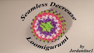 New Seamless Invisible Decrease Loomigurumi Amigurumi Rainbow Loom Band Crochet Hook Only - Ball