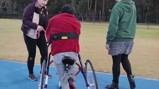 Trail: Running Frame for Cerebral Palsy assistive technology ndis sport by cerebral palsy Sam Ren Productions 970 views 11 months ago 3 minutes, 54 seconds