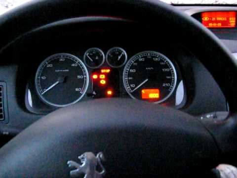 Peugeot 307 2.0 HDI 2001 Cold Start