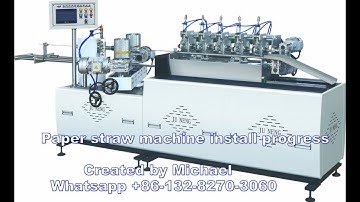 How to install paper straw machine