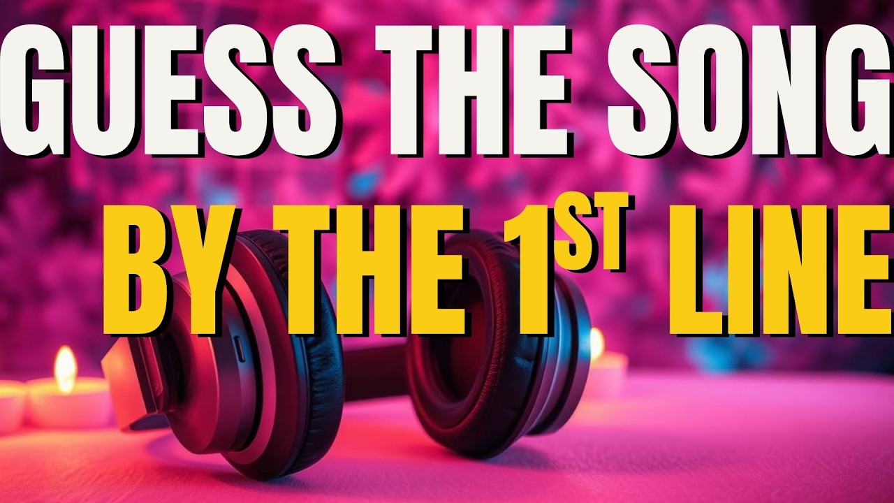 Guess the Song by ONE Line 🎵 Only Real Music Fans Will Get This