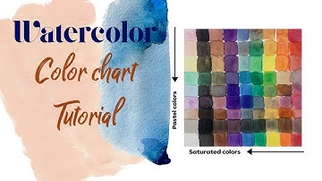 Easy Prang Watercolor Color Chart Tutorial