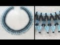 Basic netted necklace for beginning beaders beading tutorial