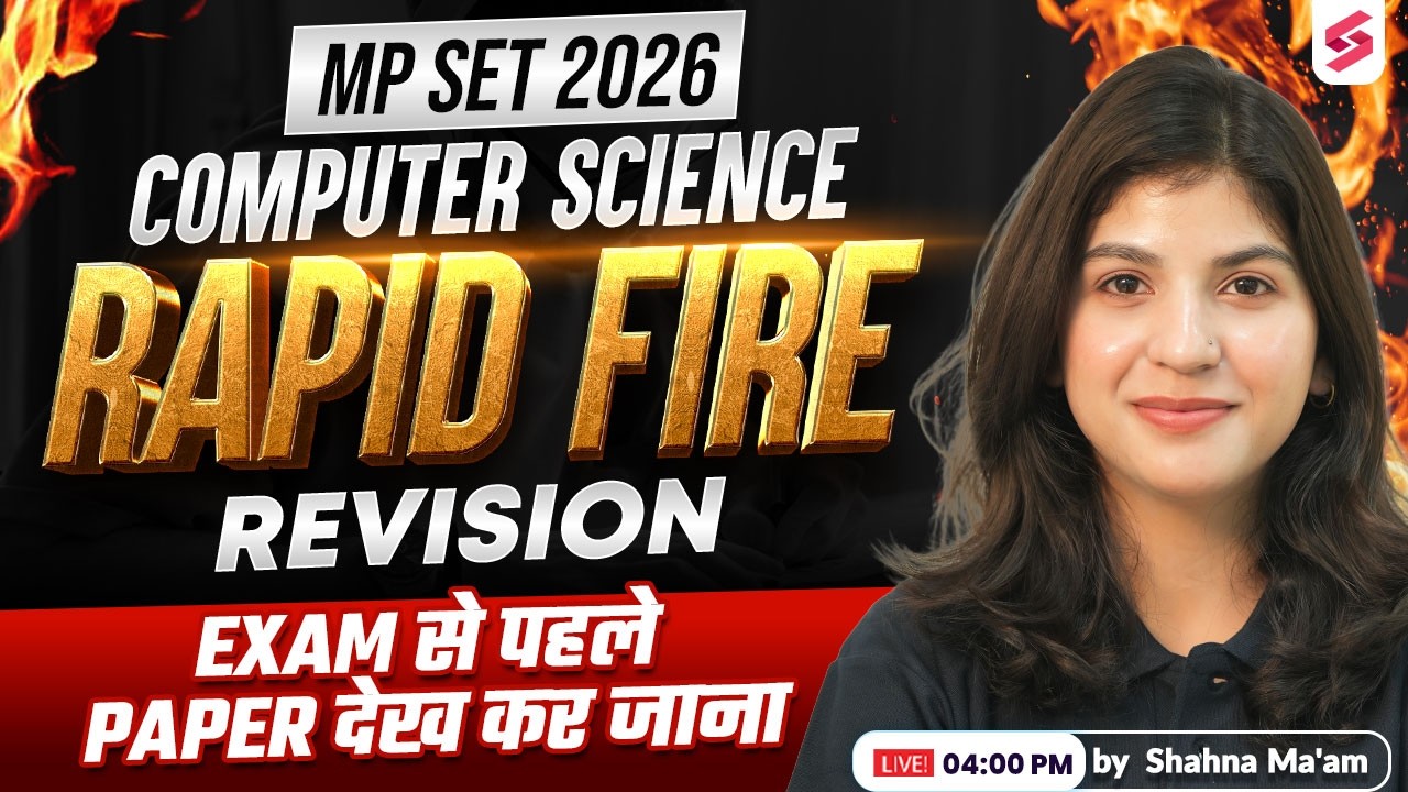 MP SET Computer Science Marathon Class 2026 | MP SET Computer Science Revision By Shahana Mam