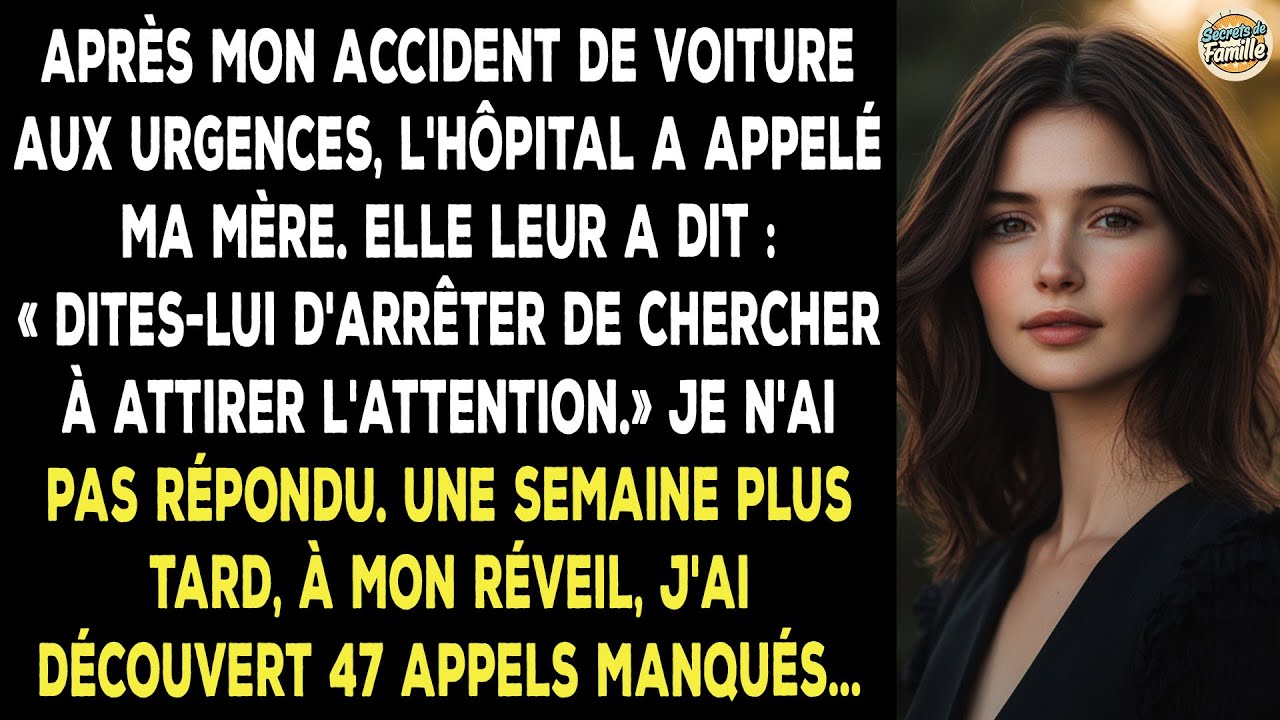 Ma Mère : « Arrête De Te Faire Remarquer. » Sept Jours Plus Tard, Pour Signer, J'ai…
